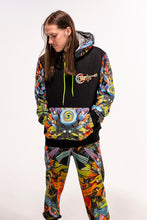 Vishuddha Banjo Glass Remix Pullover Hoodie with Faux Fur lined hood