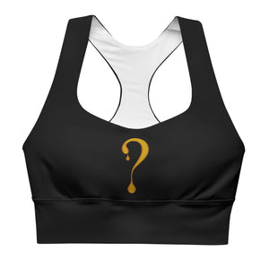 Gold Dripper Sports Bra