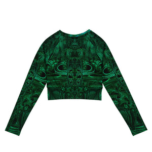 Meganeuropsis Long Sleeve Crop Top