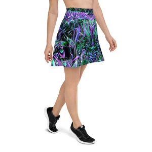 Hypnagogia High Waist Skater Skirt