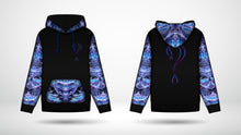 PRE-ORDER Angels Dancing on a Pin Dripper Hoodie (Zip Up OR Pullover) with Purple Faux Fur in the hood