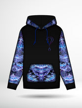 PRE-ORDER Angels Dancing on a Pin Dripper Hoodie (Zip Up OR Pullover) with Purple Faux Fur in the hood