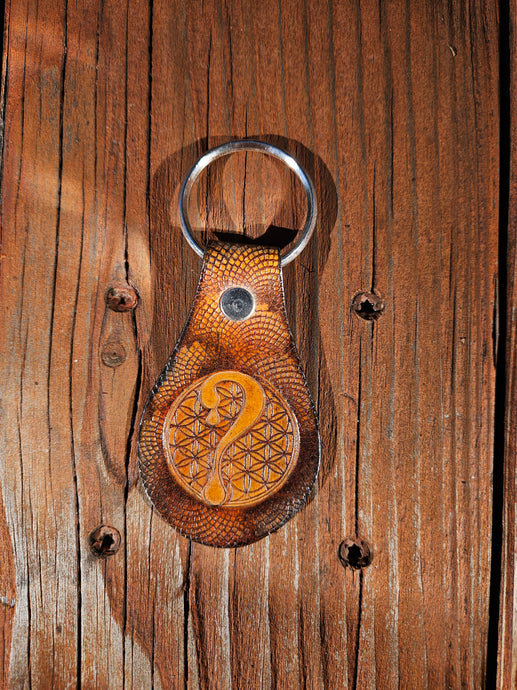 Dripper Leather Keychain #2