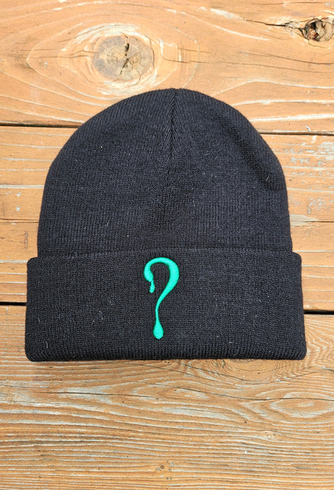 SALE: Green Dripper Beanie