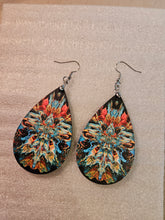 #10 Slightly Blemished: Mercury in Retrograde Wooden Waterdrop Earrings