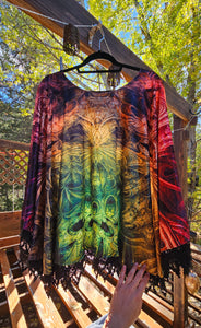 Spectral Evidence Velvet Pullover Shawl