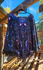 Bubbles Velvet Pullover Shawl