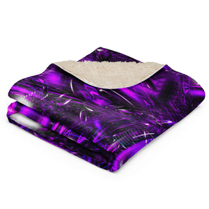 Purple Portal Sherpa Blanket