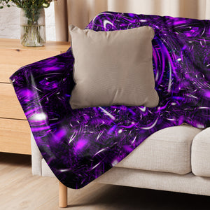 Purple Portal Sherpa Blanket