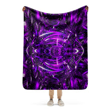 Purple Portal Sherpa Blanket