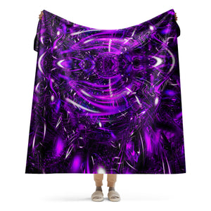 Purple Portal Sherpa Blanket