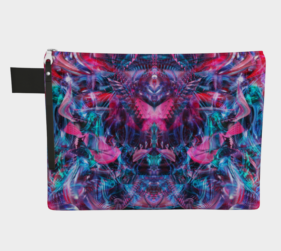 CREATIVE CHAOS ZIPPER POUCH