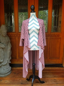 LARGE LULAROE HOUNDSTOOTH DUSTER