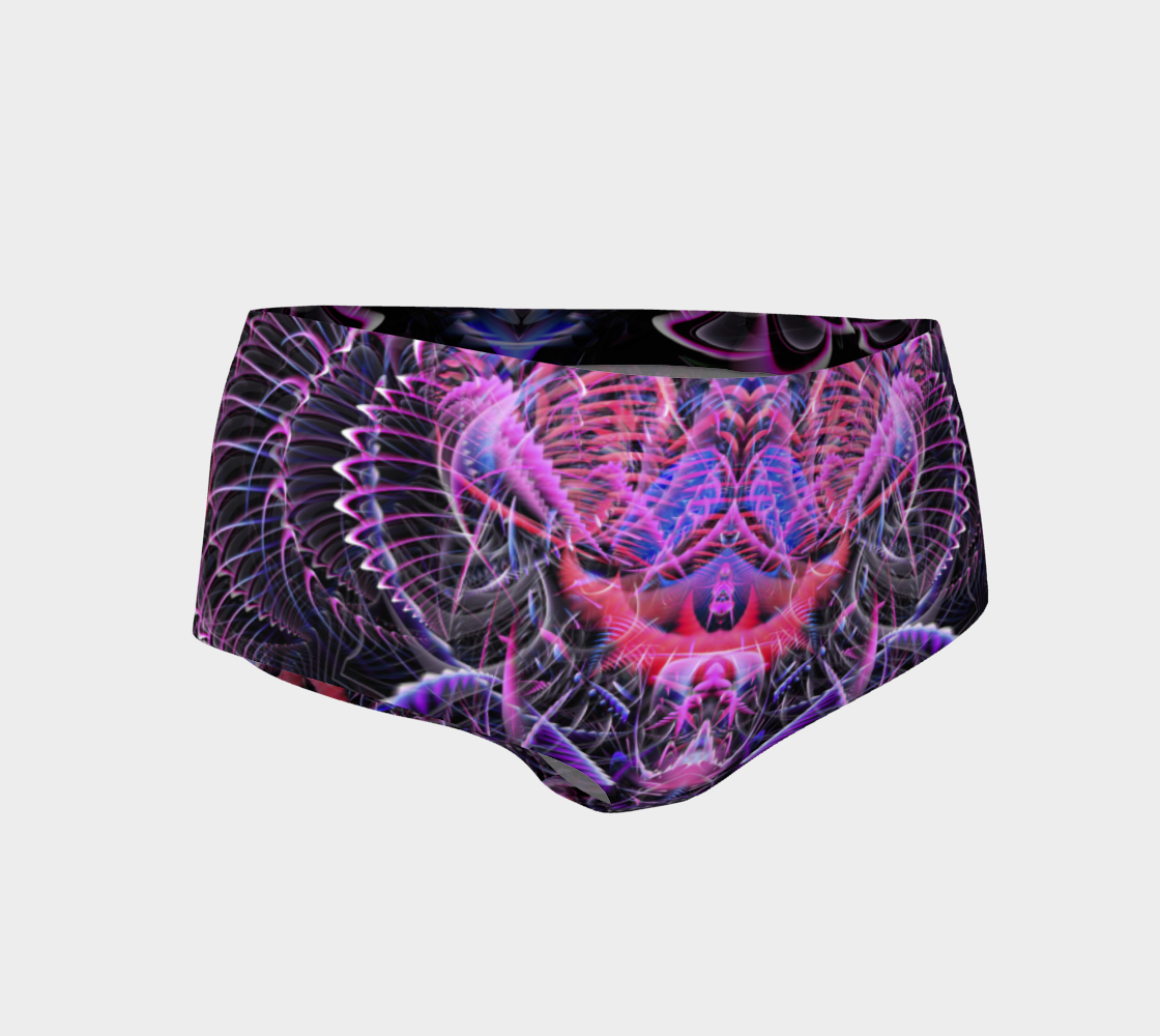 Fractal Entanglement Booty Shorts