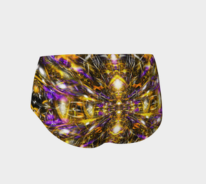 DIAMONDS AND THUNDERBOLTS BOOTY SHORTS